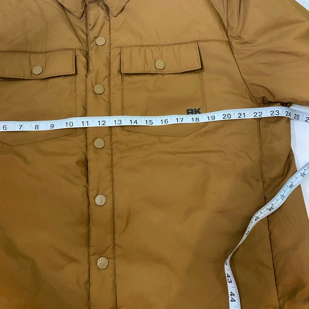 DULUTH TRADING CO AKHG Light Brown Livengood Insulated Packable Shirt Jac L - Picture 8 of 9